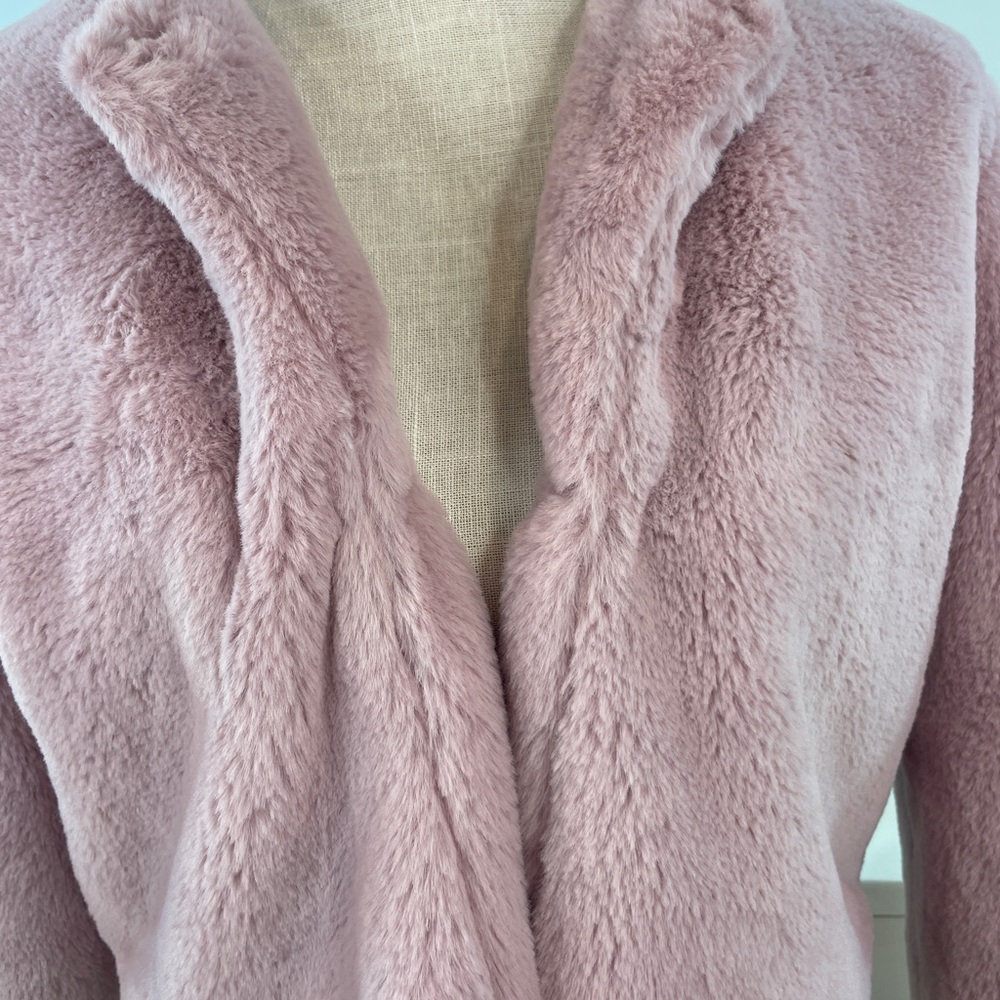 Carmin Chic Pink Teddy Jacket - image 2